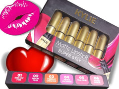 Image of 6 In 1 Kylie Matt Lipstick Kit