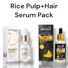 Image of Bioaqua Whitening Essence & Daqan Hair Loss Serum Set