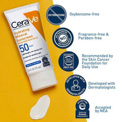 Image of Cerave 4 In 1 Skincare Kit Night Cream, Sunblock, Cleanser & Serum For Radiant Skin