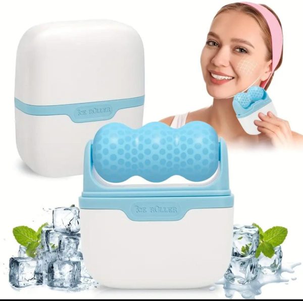 Image of Cool Roller for Face-Reusable Double-Head Ice Facial Roller for Brightening Complexion