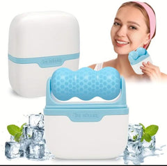 Image of Cool Roller for Face-Reusable Double-Head Ice Facial Roller for Brightening Complexion