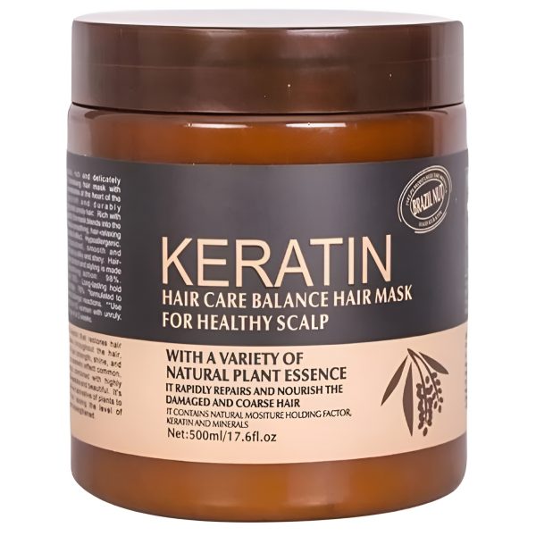 Keratin Hair Mask – Scalp Balance for Healthy Hair, 500ml