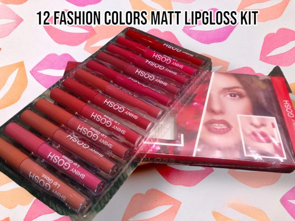 Image of 12 Shade Pack Shiny Gosh Lipgloss