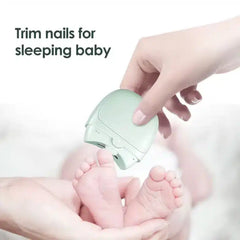 Image of Electric Automatic Nail Clippers With Light Trimmer