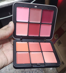 Image of 12 Colors for Lips, Cheeks, and Eyes-Secret Creamy Blush & Contour Palette